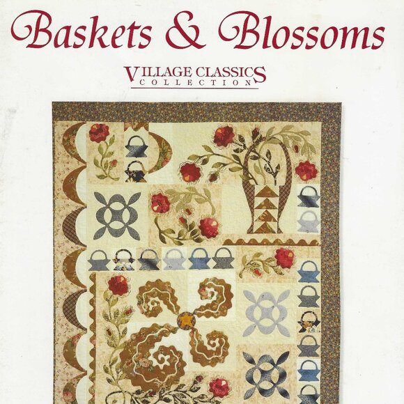 Baskets & Blossoms Quilt Patterns by Lisa DeBee Schiller - Like New - Picture 1 of 4